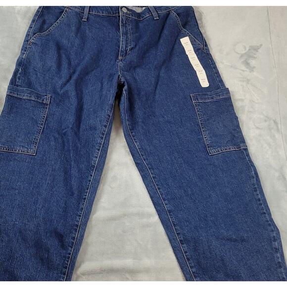 NWT women's barrel ankle jeans high rise Banana Republic pant sz 33/16 denim - Picture 7 of 14